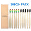Eco-Friendly Bamboo Toothbrush Set - 10 Pack