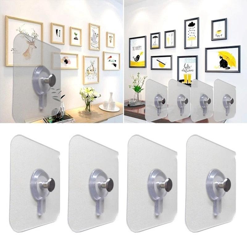 10 Pcs Non-Marking Strong Adhesive Wall Hooks
