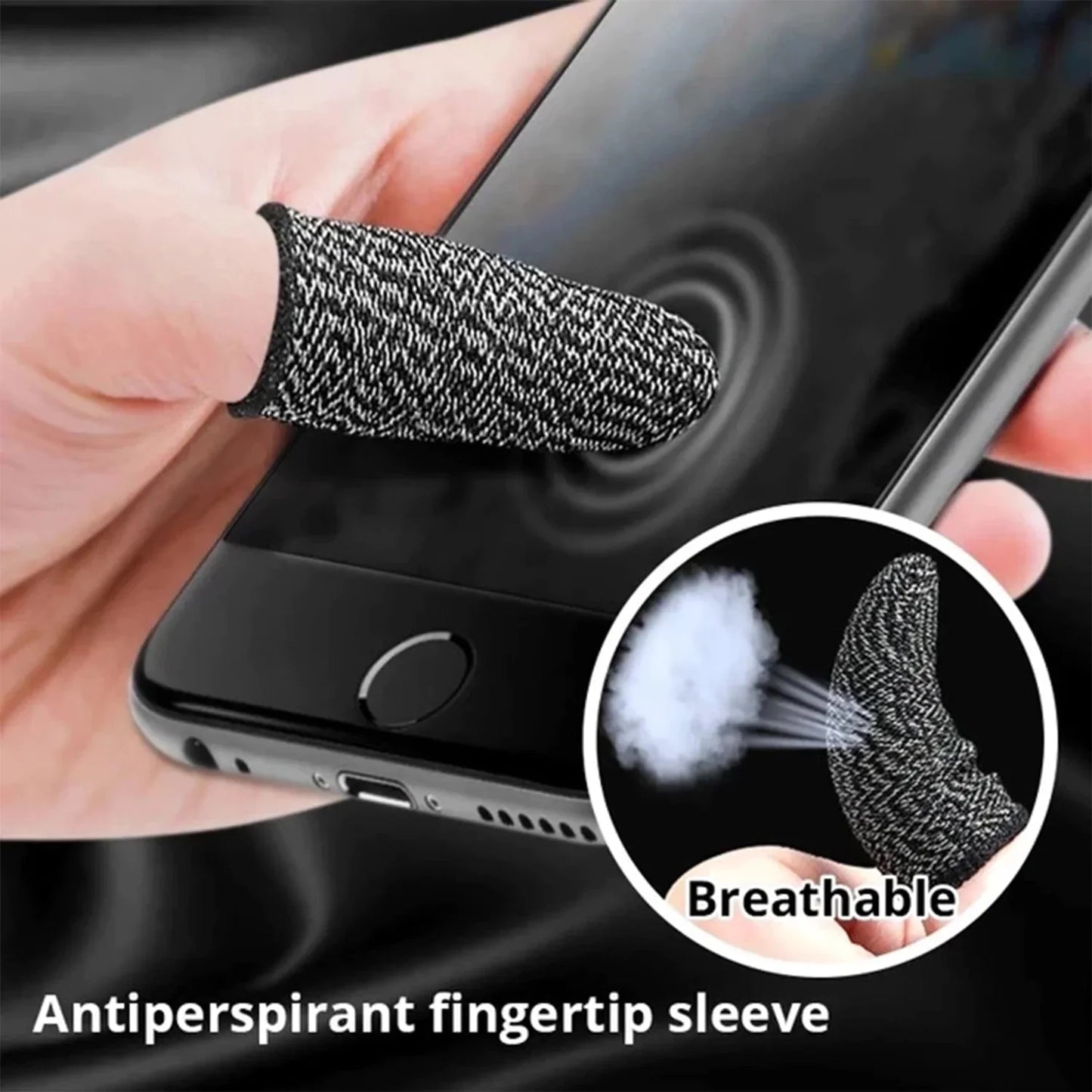 10 Pcs Premium Gaming Finger Sleeves for Mobile Controllers
