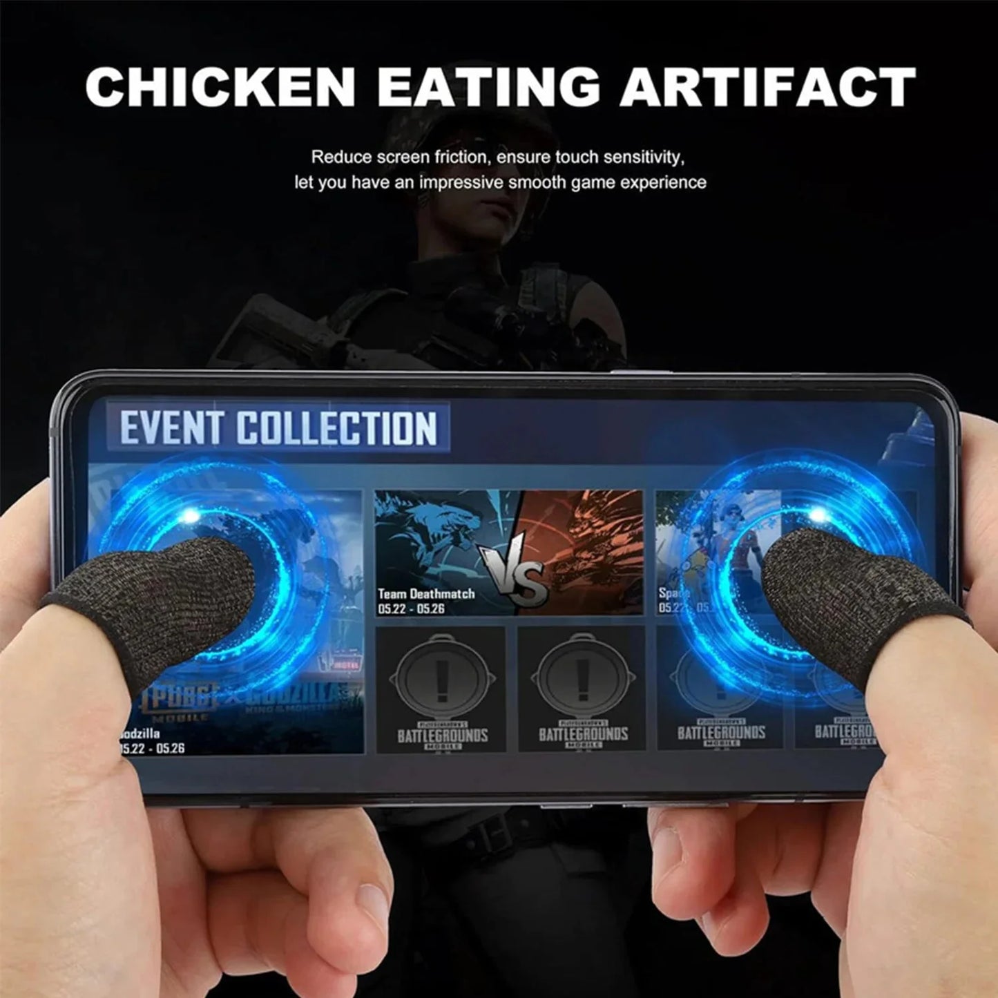10 Pcs Premium Gaming Finger Sleeves for Mobile Controllers