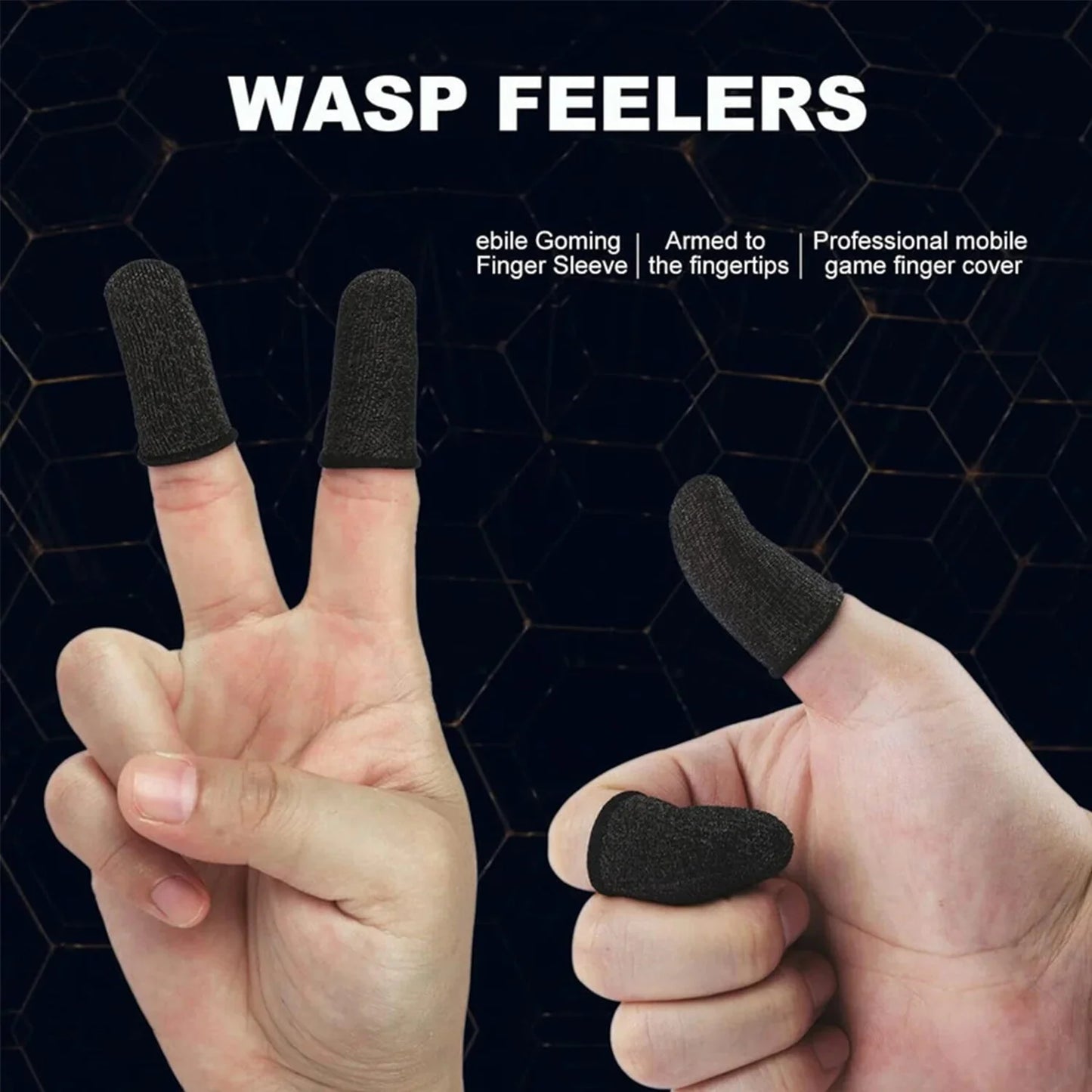10 Pcs Premium Gaming Finger Sleeves for Mobile Controllers