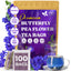 Premium Butterfly Pea Flowers, Tea Bags, 100% Natural and Pure from Butterfly Pea Flowers, Hand-made, Made With Natural Materials-Corn Fiber Tea Bag, Sugar/Caffeine/Gluten Free - Korvel