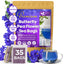Premium Butterfly Pea Flowers, Tea Bags, 100% Natural and Pure from Butterfly Pea Flowers, Hand-made, Made With Natural Materials-Corn Fiber Tea Bag, Sugar/Caffeine/Gluten Free - Korvel