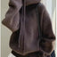 Pull à capuche pour femmes en laine australienne 100 % - Confortable et élégant