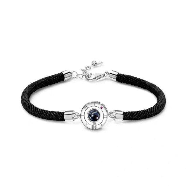 Bracelets Couple Je t'aime en 100 Langues