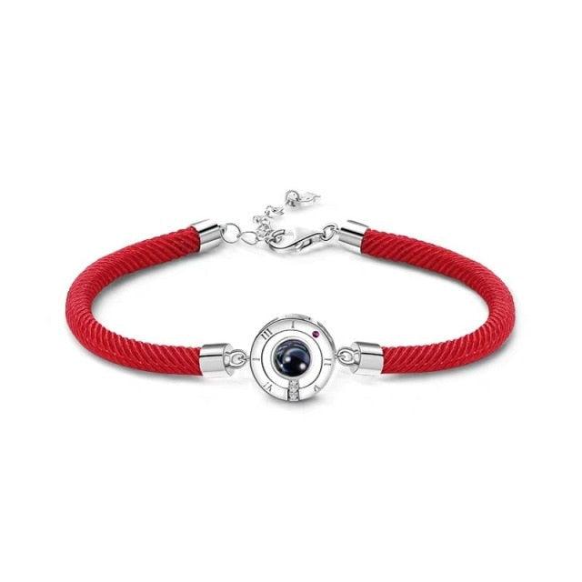 Bracelets Couple Je t'aime en 100 Langues
