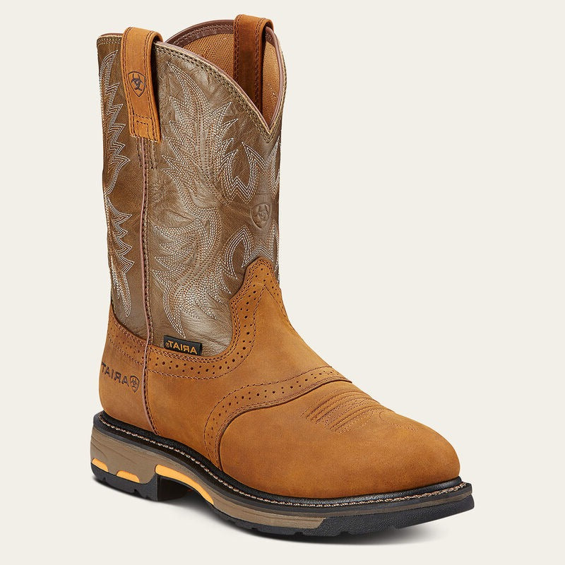 Ariat Men's Workhog Round Toe Boots - Durable Comfort - Korvel