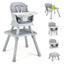 6-in-1 Convertible Baby High Chair - Gray