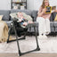 4-in-1 Convertible Baby High Chair - Gray