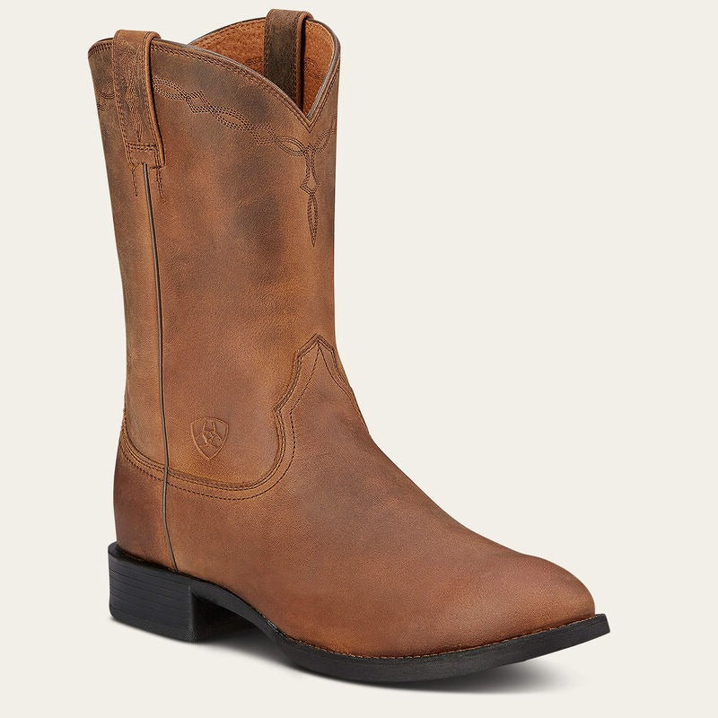 Ariat Men's Heritage Roper Boots - Distressed Brown - Korvel