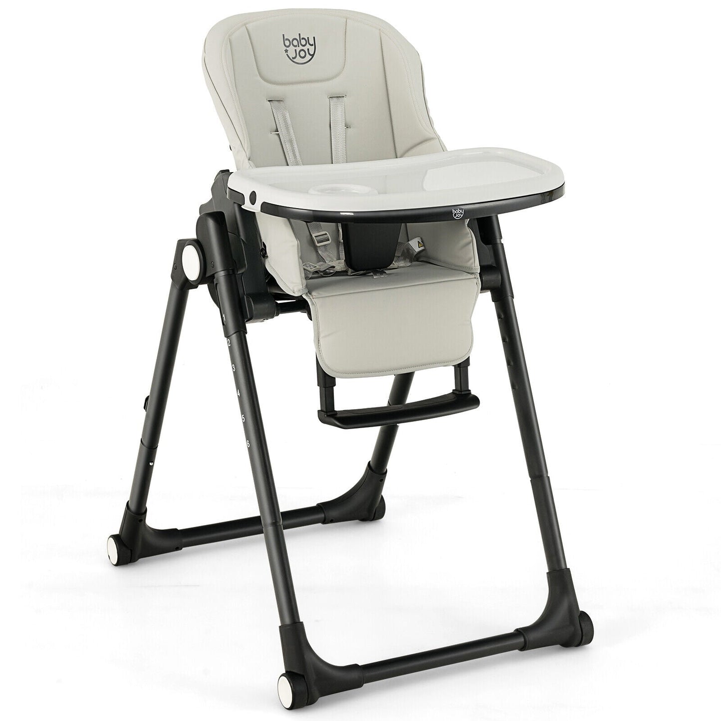 4-in-1 Convertible Baby High Chair - Gray