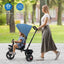 4-in-1 Baby Tricycle Toddler Trike - Blue