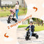 4-in-1 Baby Tricycle Toddler Trike - Pink