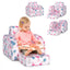 3-in-1 Convertible Kid Sofa Bed - Pink