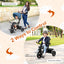 4-in-1 Baby Tricycle Toddler Trike - Blue