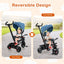 4-in-1 Baby Tricycle Toddler Trike - Blue