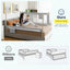 69.5 Inches Toddler Bedrail with Anti-Collision Cotton - Gray