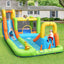 8-in-1 Inflatable Water Slide Bounce House with Splash Pool