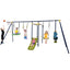 Set de columpios al aire libre en forma de A 7 en 1 para niños