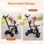 4-in-1 Baby Tricycle Toddler Trike - Pink