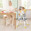 Chaise haute convertible 6-en-1 pour bébé - Jaune