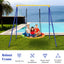 Support de balançoire en acier A-frame extra large et robuste