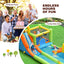 8-in-1 Inflatable Water Slide Bounce House with Splash Pool