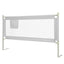 69.5 Inches Toddler Bedrail with Anti-Collision Cotton - Gray