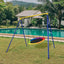 Support de balançoire en acier A-frame extra large et robuste