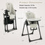 4-in-1 Convertible Baby High Chair - Gray