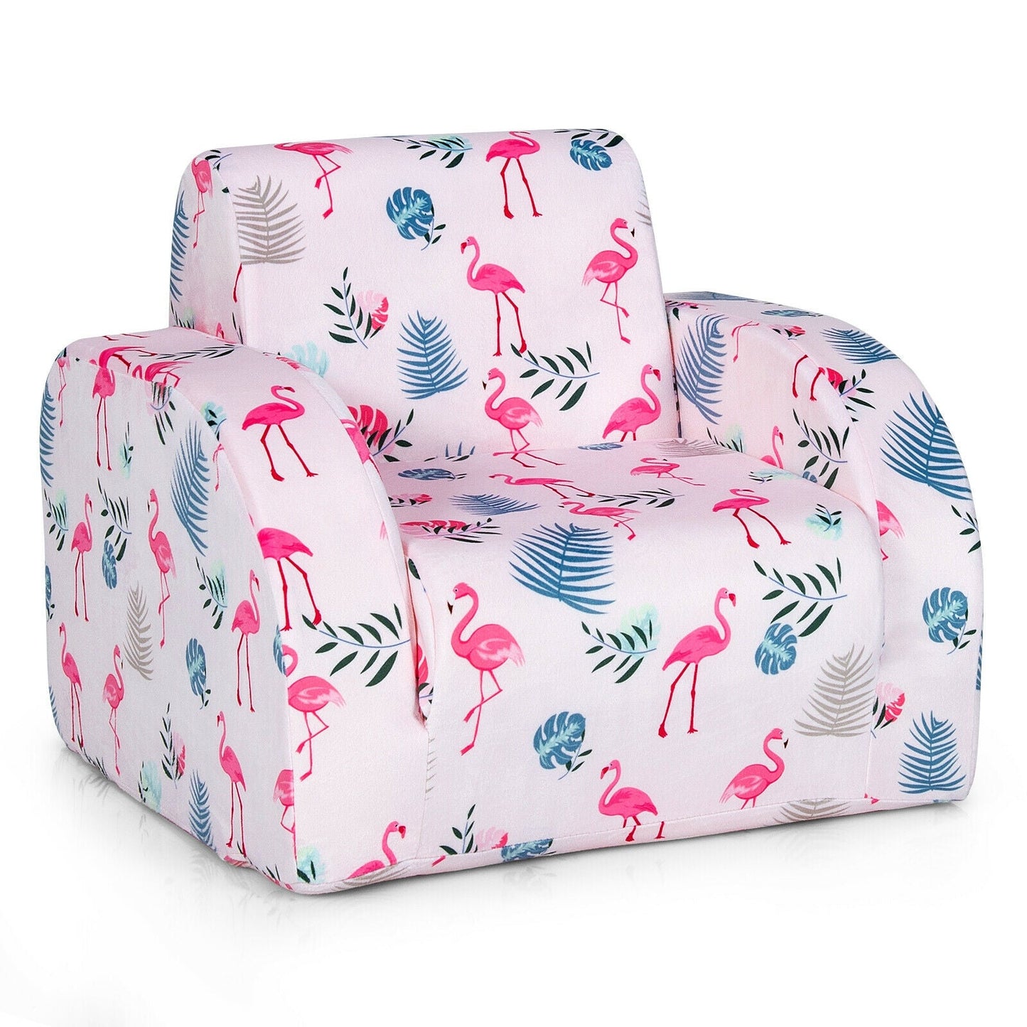 3-in-1 Convertible Kid Sofa Bed - Pink