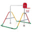 Kids Folding Horizontal Bar with Adjustable Heights - Multicolor