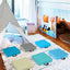 6-Piece Toddler Floor Cushions - Soft Foam Seating with Handles