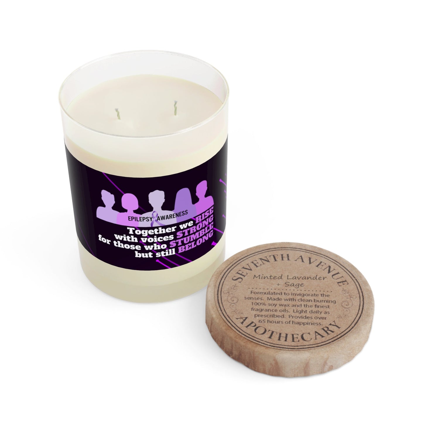 Together We Rise Aromatherapy Candle - 11oz Full Glass - Korvel