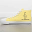 Tail Up, Move On High-Top Canvas Sneakers