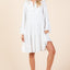 Chic Tiered Flare Sleeve Dress – Stylish Elegance with Notched Neckline - Korvel