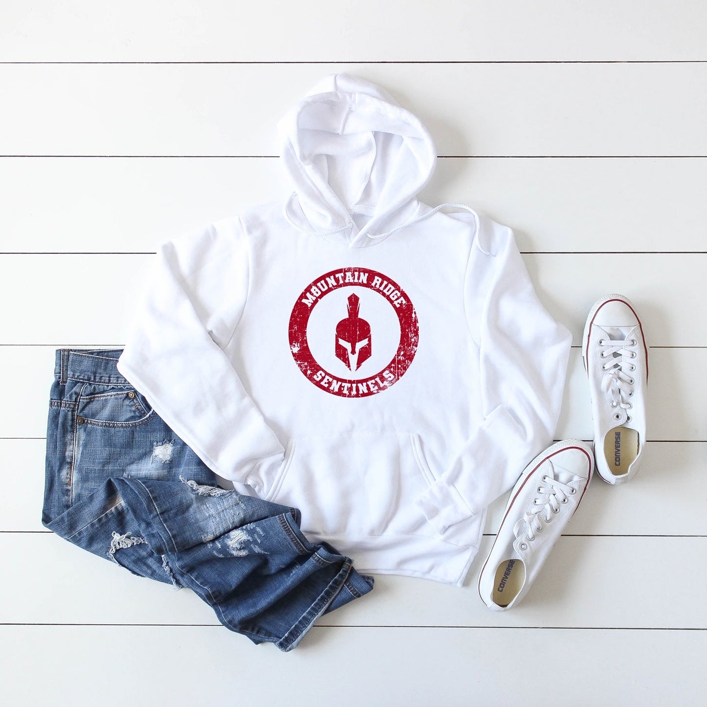 Mountain Ridge Circle Hoodie