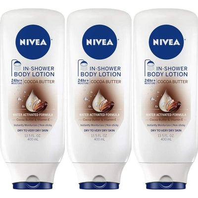Nivea Cocoa Butter In-Shower Lotion for Dry Skin