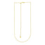 14k Yellow Gold Adjustable Wheat Chain 1.0mm