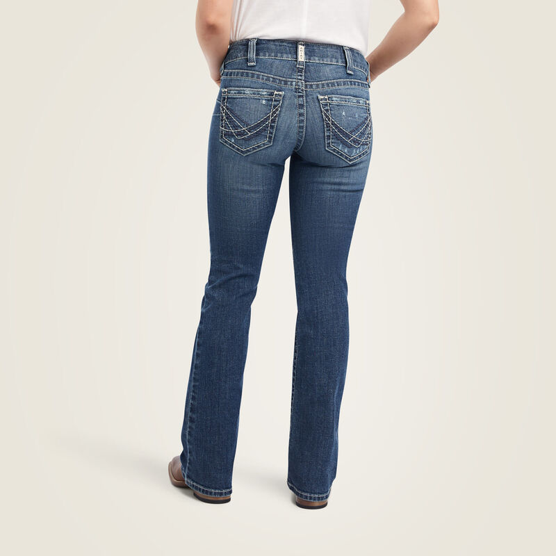 Ariat Women's Mid Rise Boot Cut Jeans - Raquel Style - Korvel
