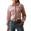 Coral Paisley Print Button-Up Shirt for Girls | Ariat - Korvel