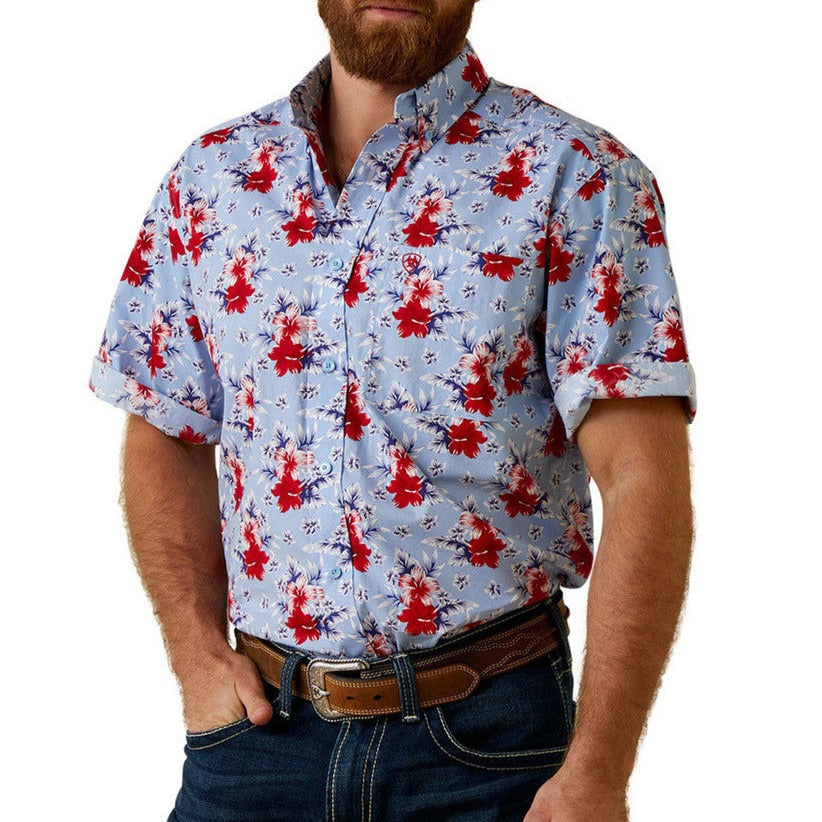 Ariat Men's Tropical Paradise Hawaiian Shirt - Korvel