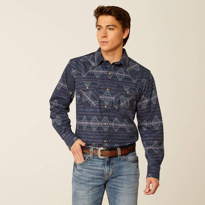 Vintage Vibe | Ariat Men's Indigo Shirt - Korvel