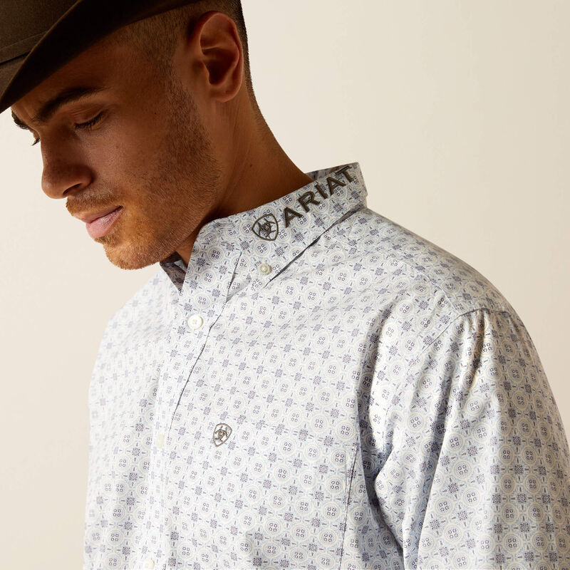 Ariat Men's Classic White Kody Long Sleeve Shirt - Korvel