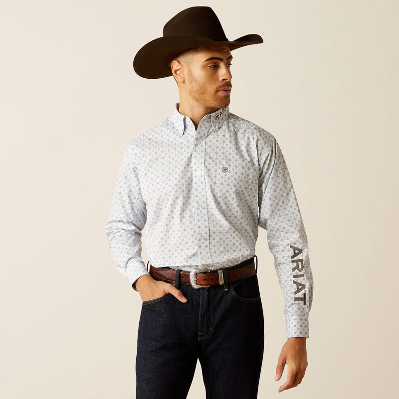 Ariat Men's Classic White Kody Long Sleeve Shirt - Korvel