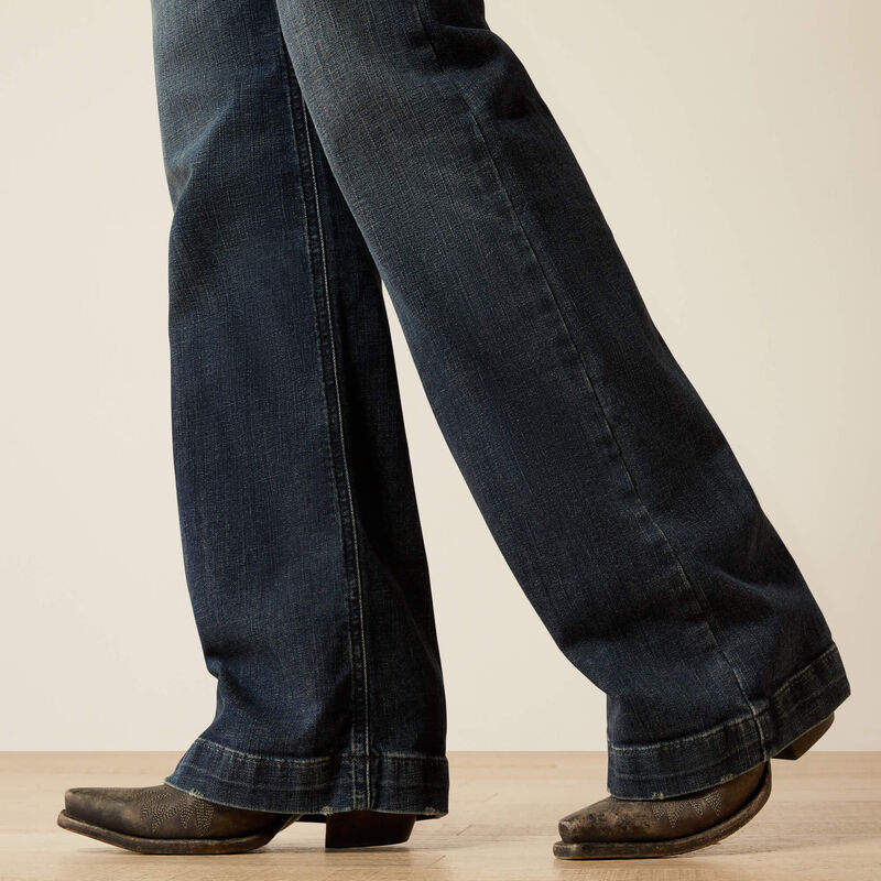 Ariat Women's Elsie Dark Wash Trouser Jeans - Korvel