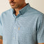 Ariat Men's Aqua Monte Modern Fit Short Sleeve Shirt - Korvel