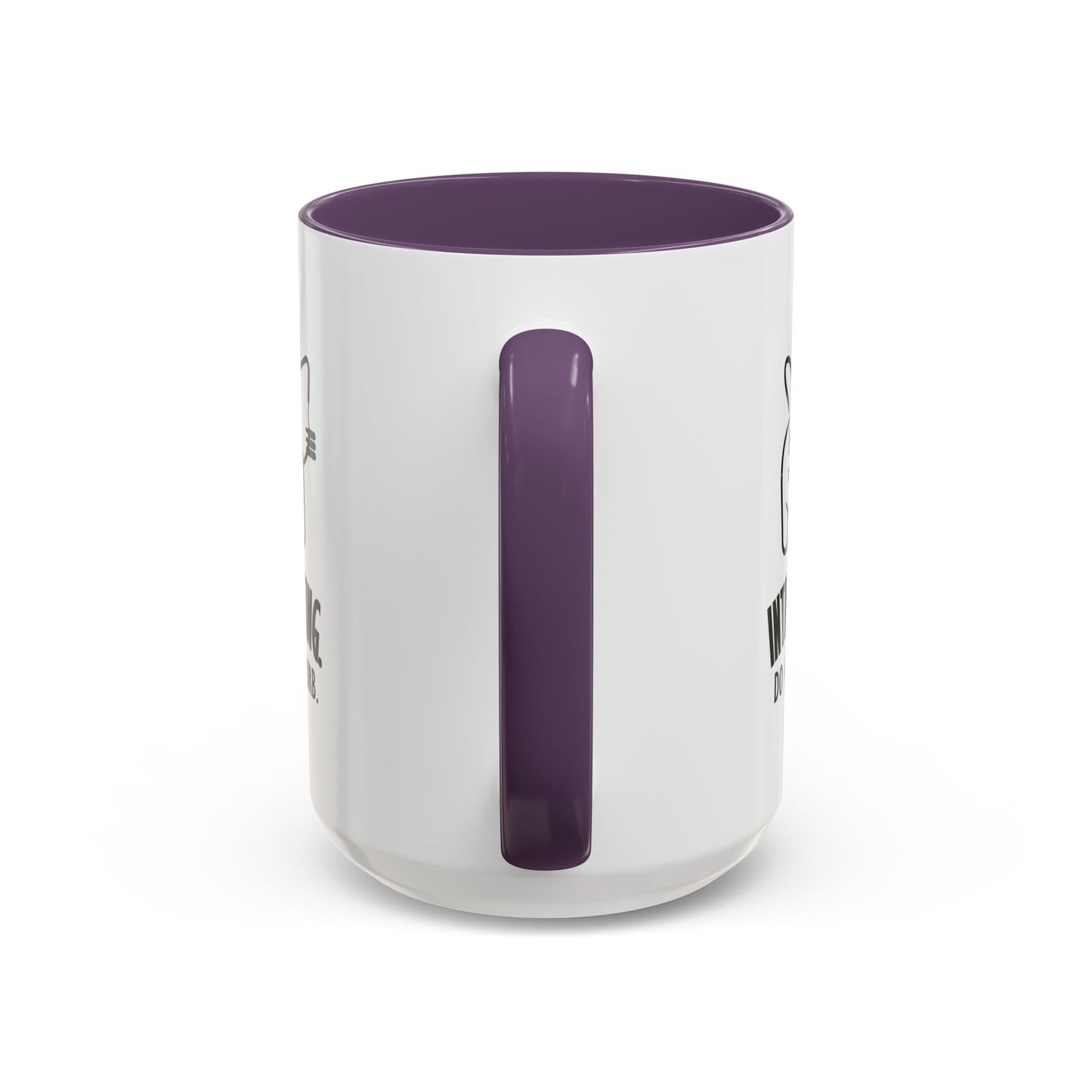 Introvertido. No molestar. Taza de café de gato en dos tonos