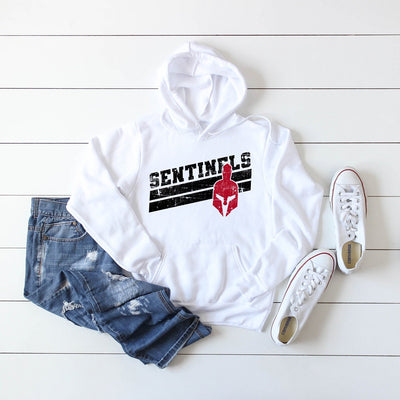 Sudadera con capucha a rayas de los Sentinels