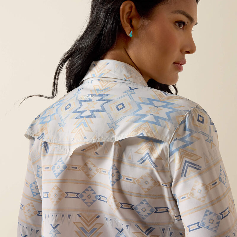 Venttek Turtledove Print Shirt by Ariat